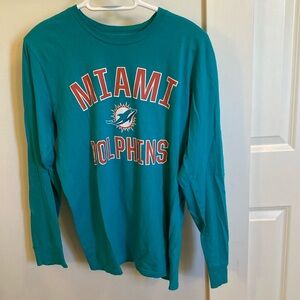 Fanatics Miami Dolphins long sleeve Youth XL tshirt